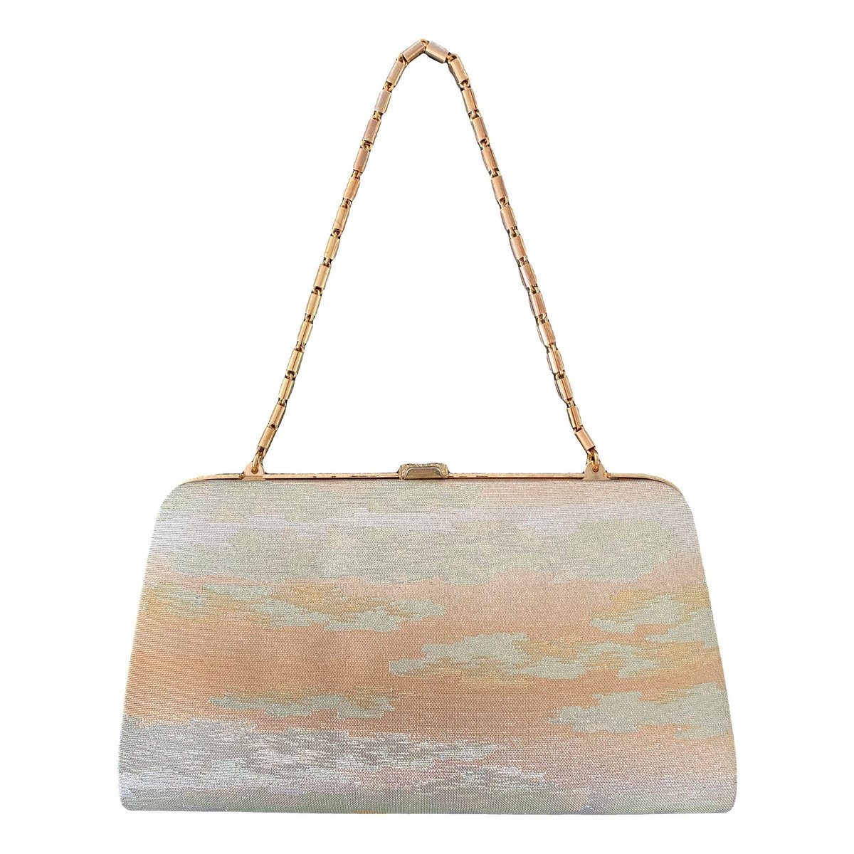 Silk clutch bag