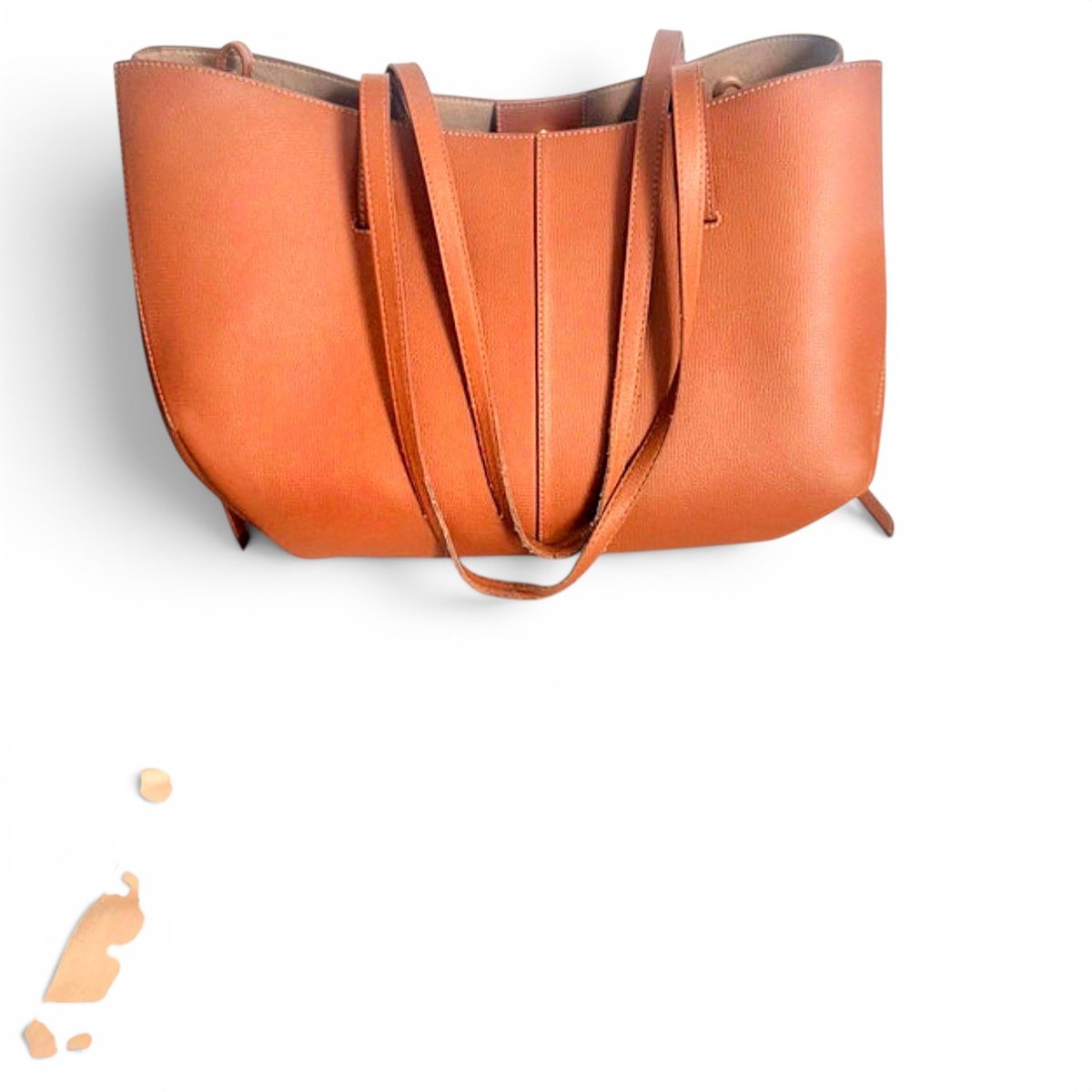 Le Cabas leather handbag