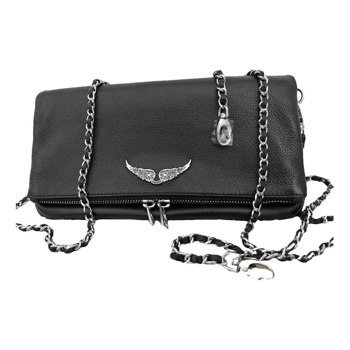 Rock leather crossbody bag