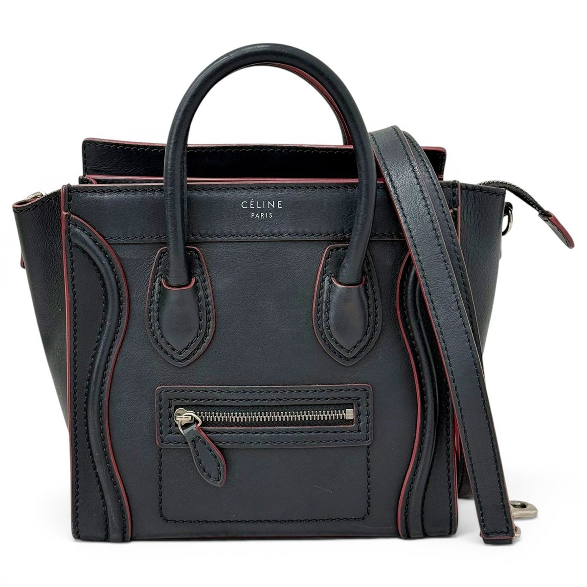 Nano Luggage leather handbag