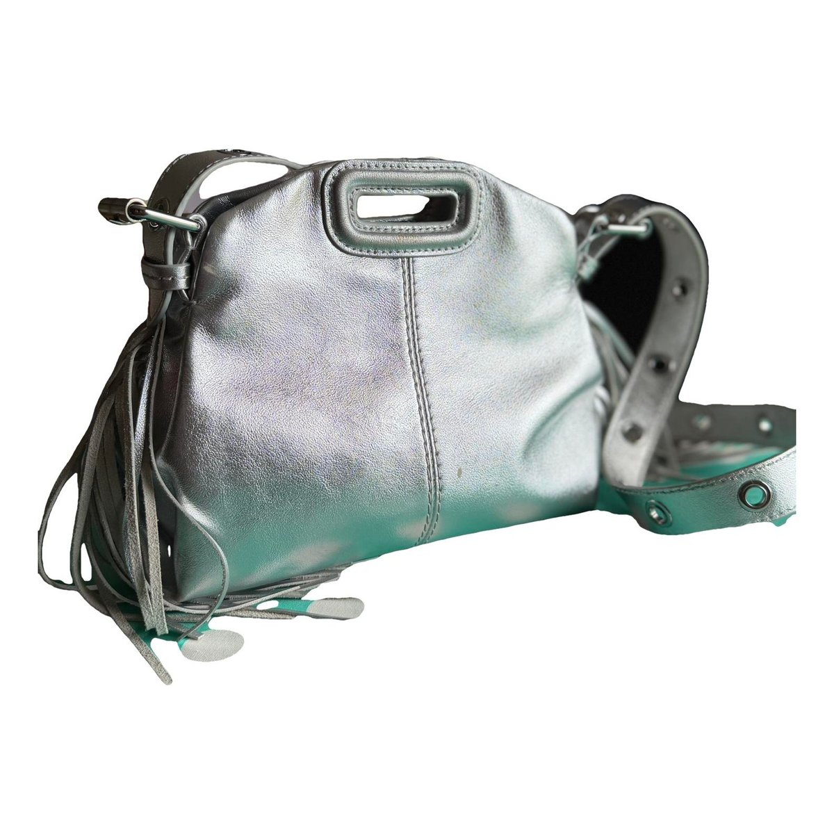 Sac M leather crossbody bag
