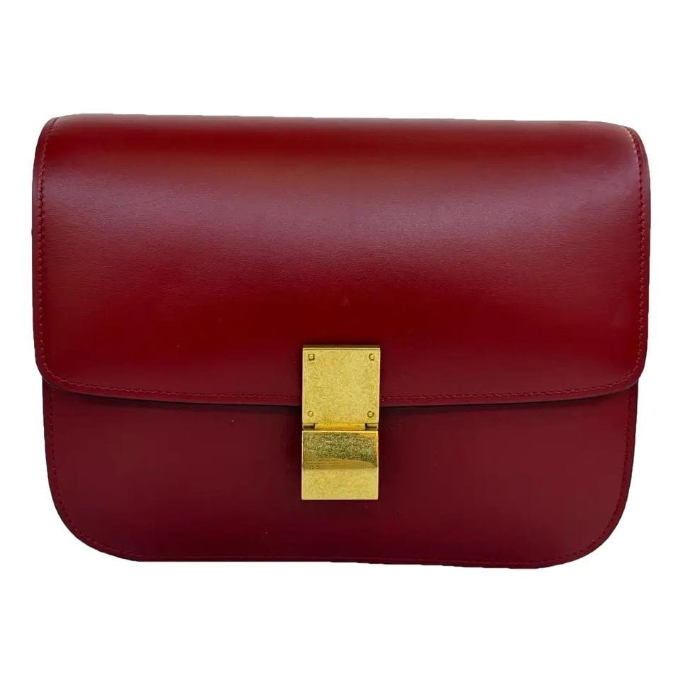 Classic leather crossbody bag