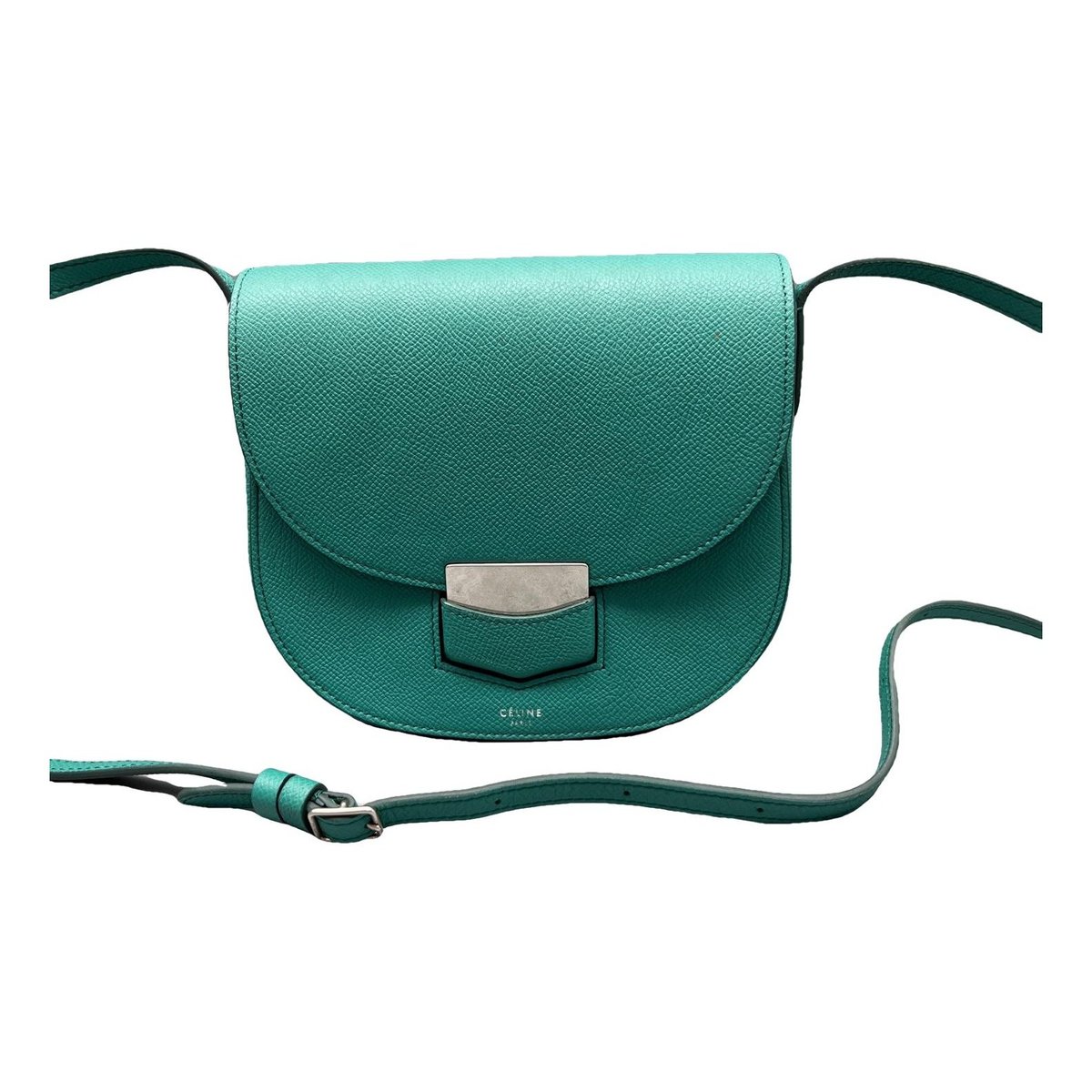 Trotteur leather handbag