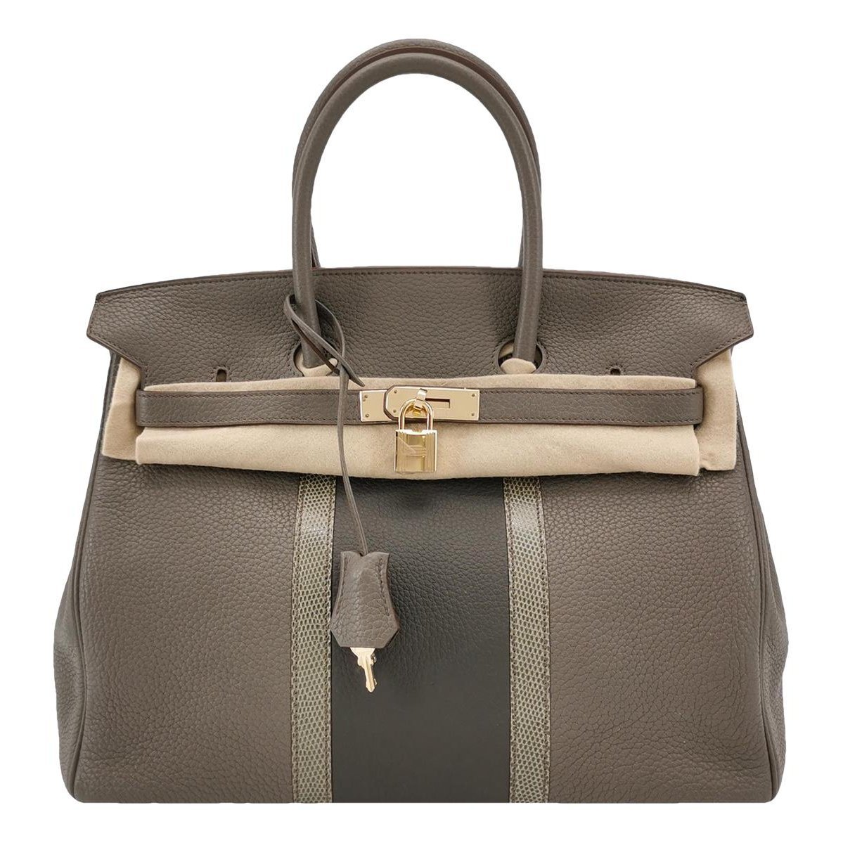 Birkin 35 leather handbag