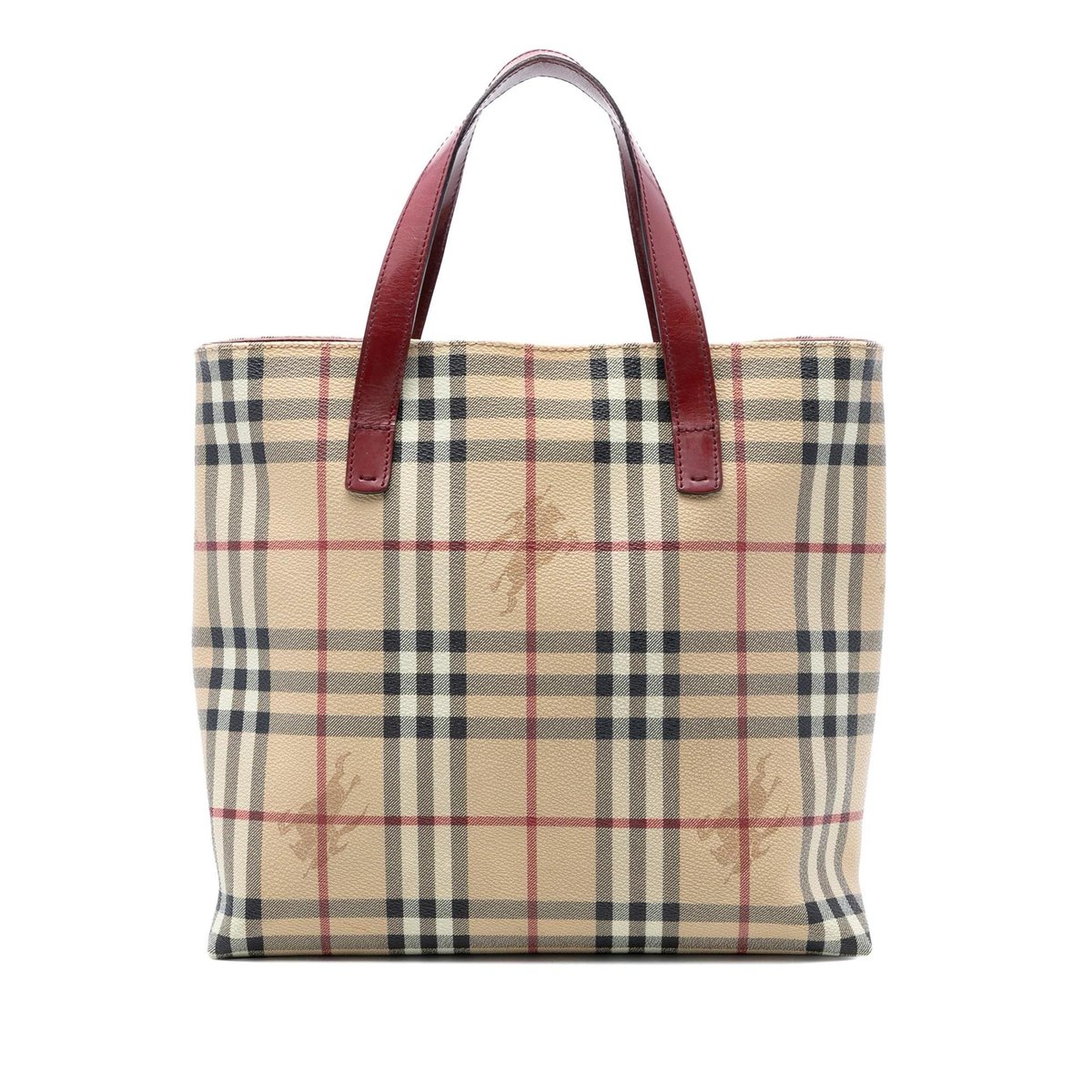 Pocket leather tote