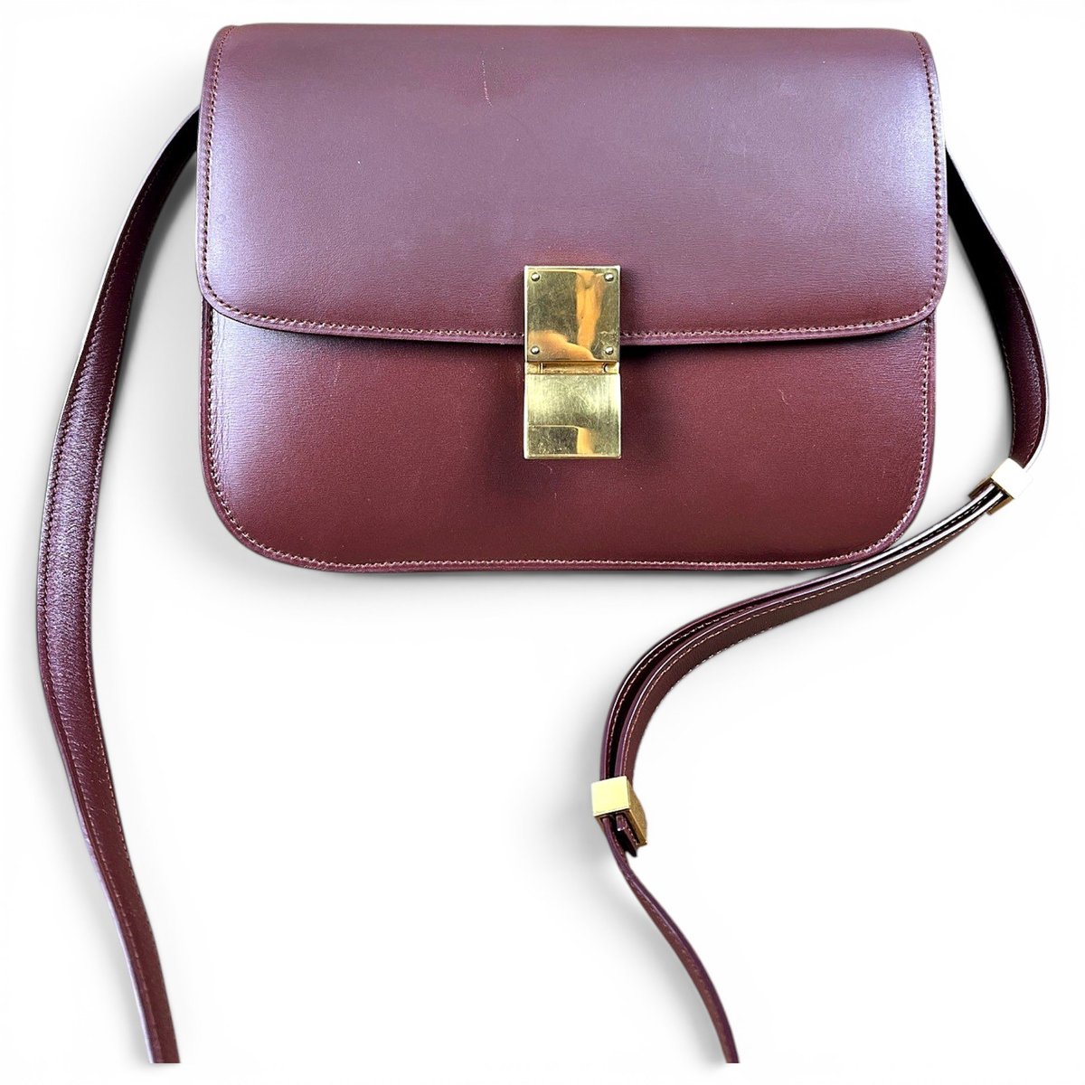 Classic leather handbag