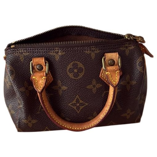 Nano Speedy / Mini HL leather handbag