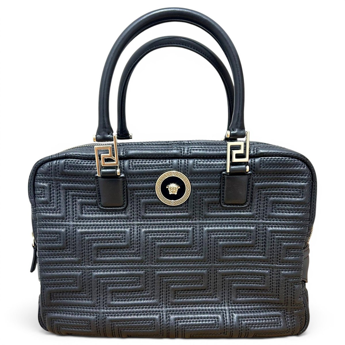 La Medusa leather handbag
