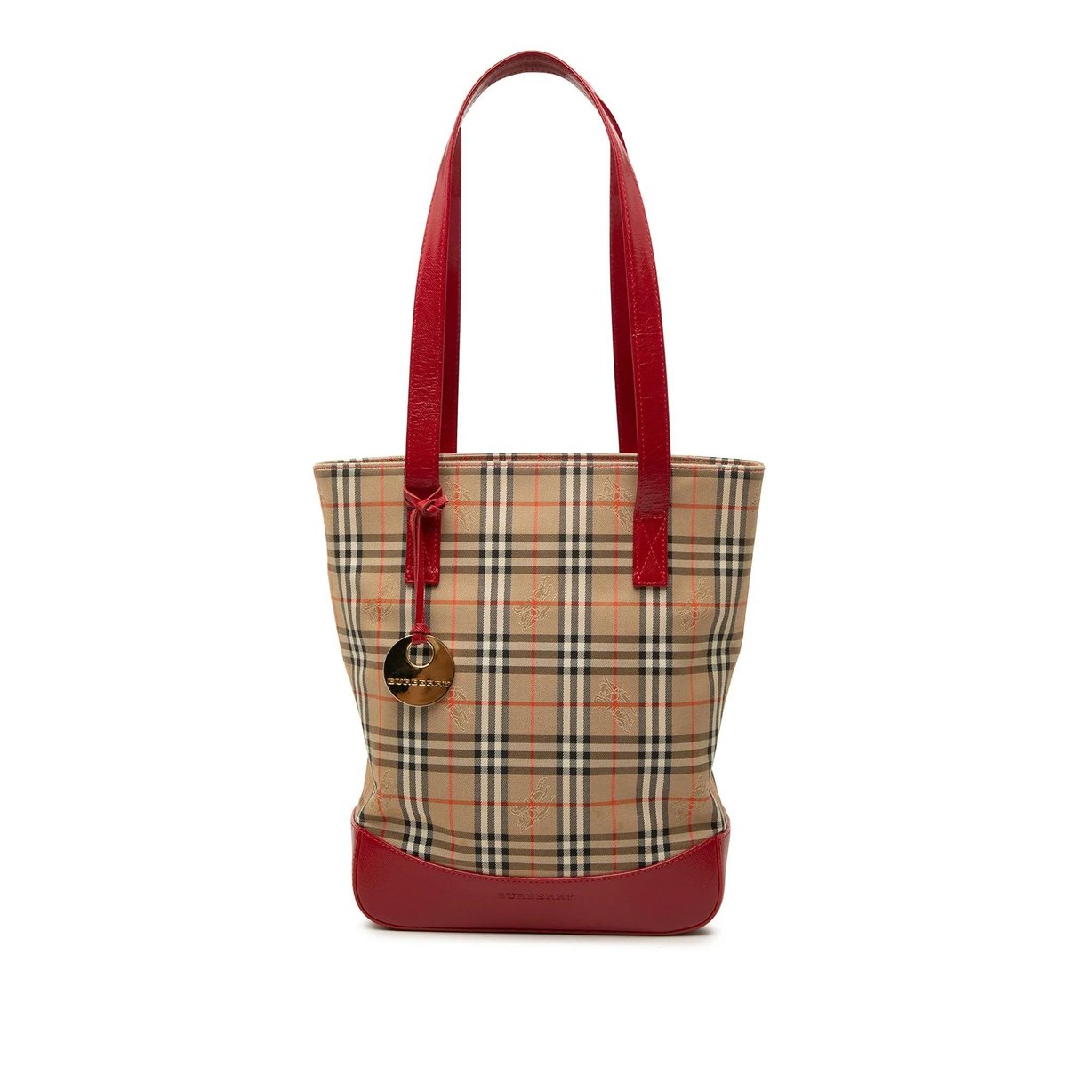 Pocket leather tote
