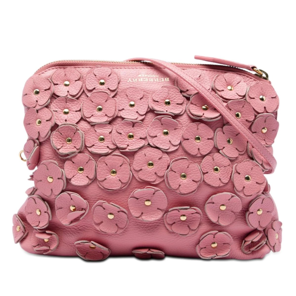 Pocket leather crossbody bag