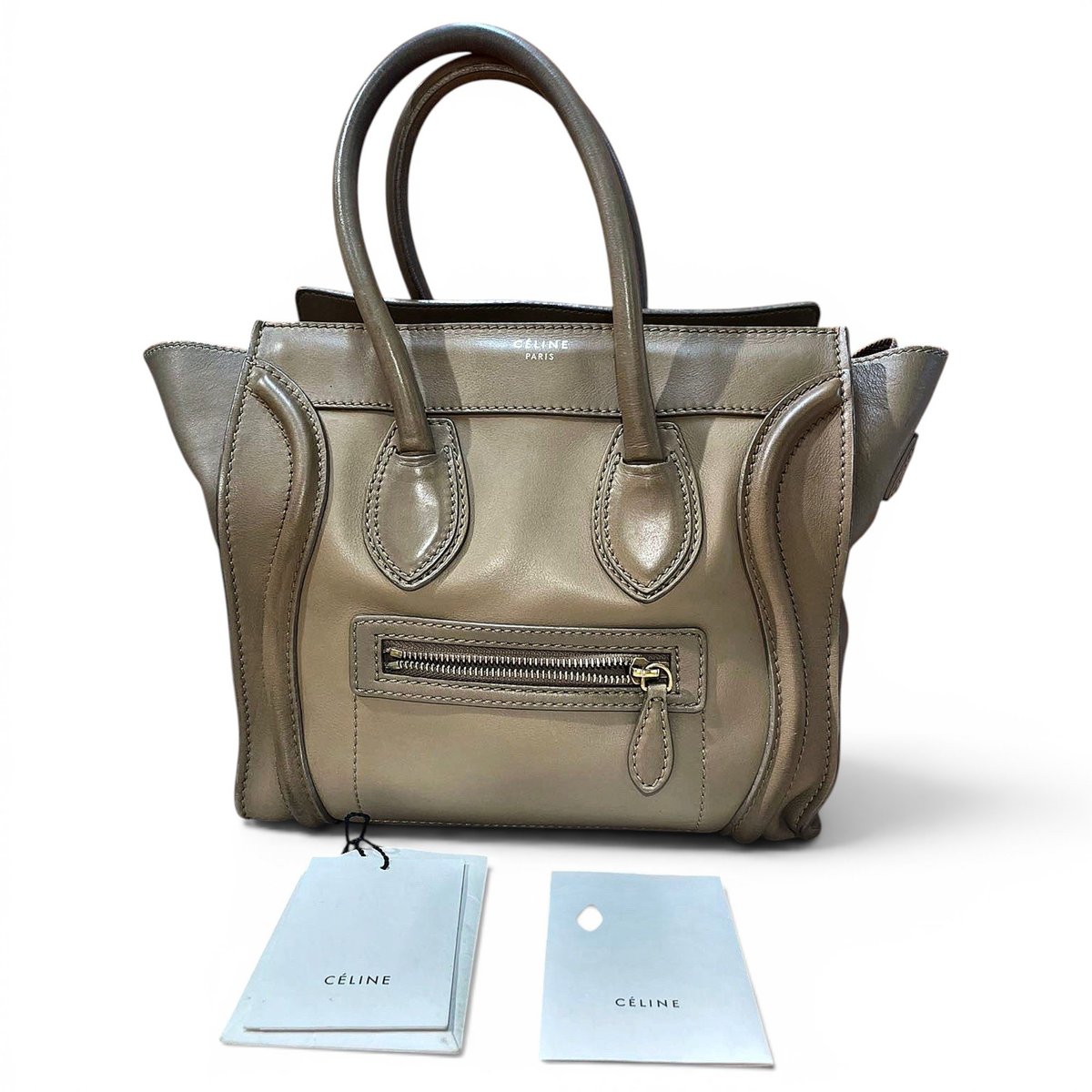 Luggage leather handbag