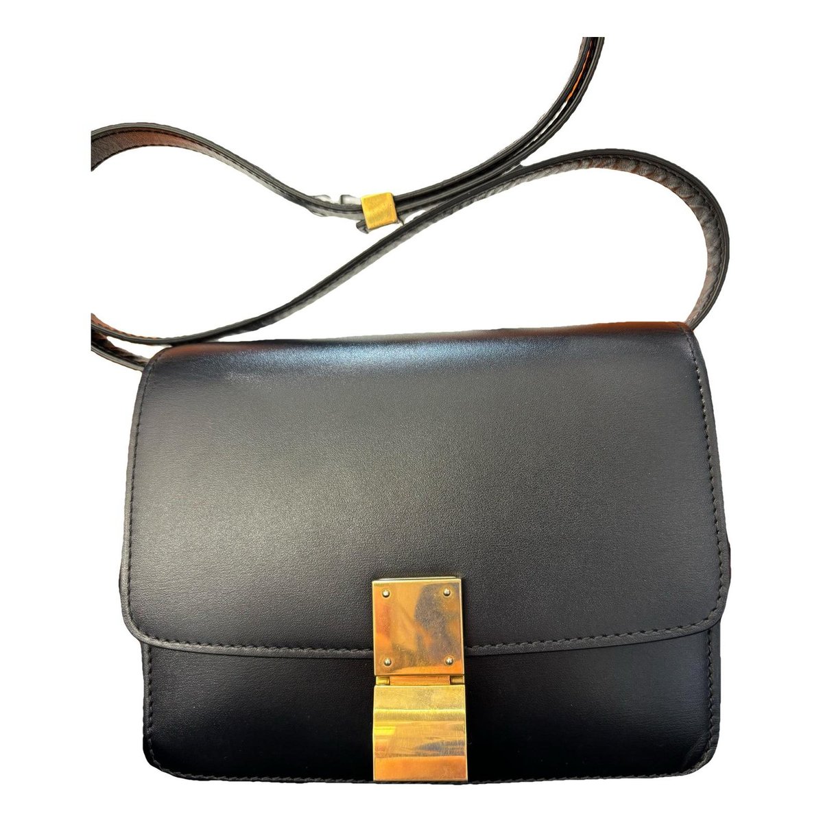 Trotteur leather crossbody bag