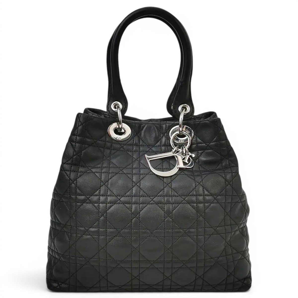 Lady Dior leather handbag