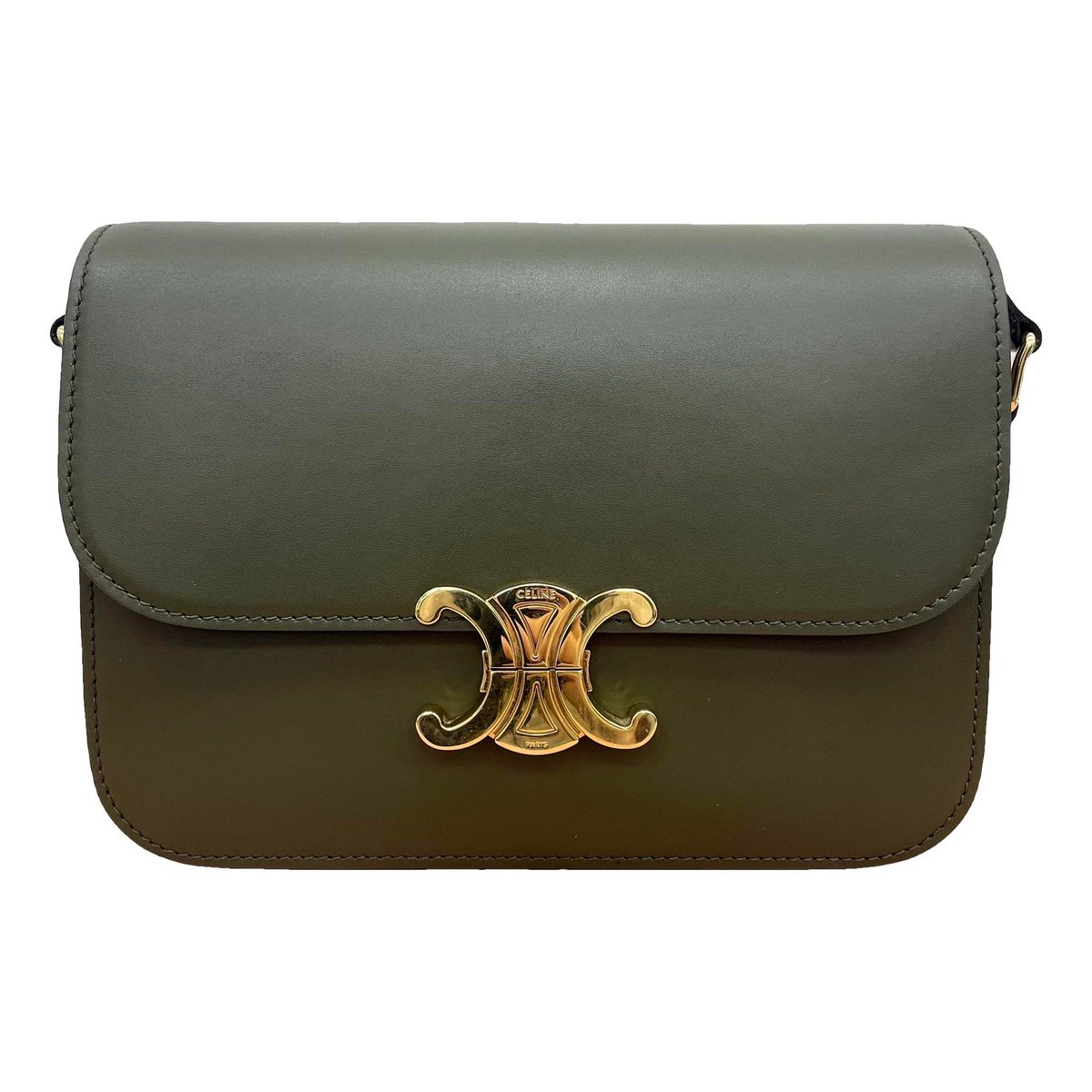 Triomphe leather handbag