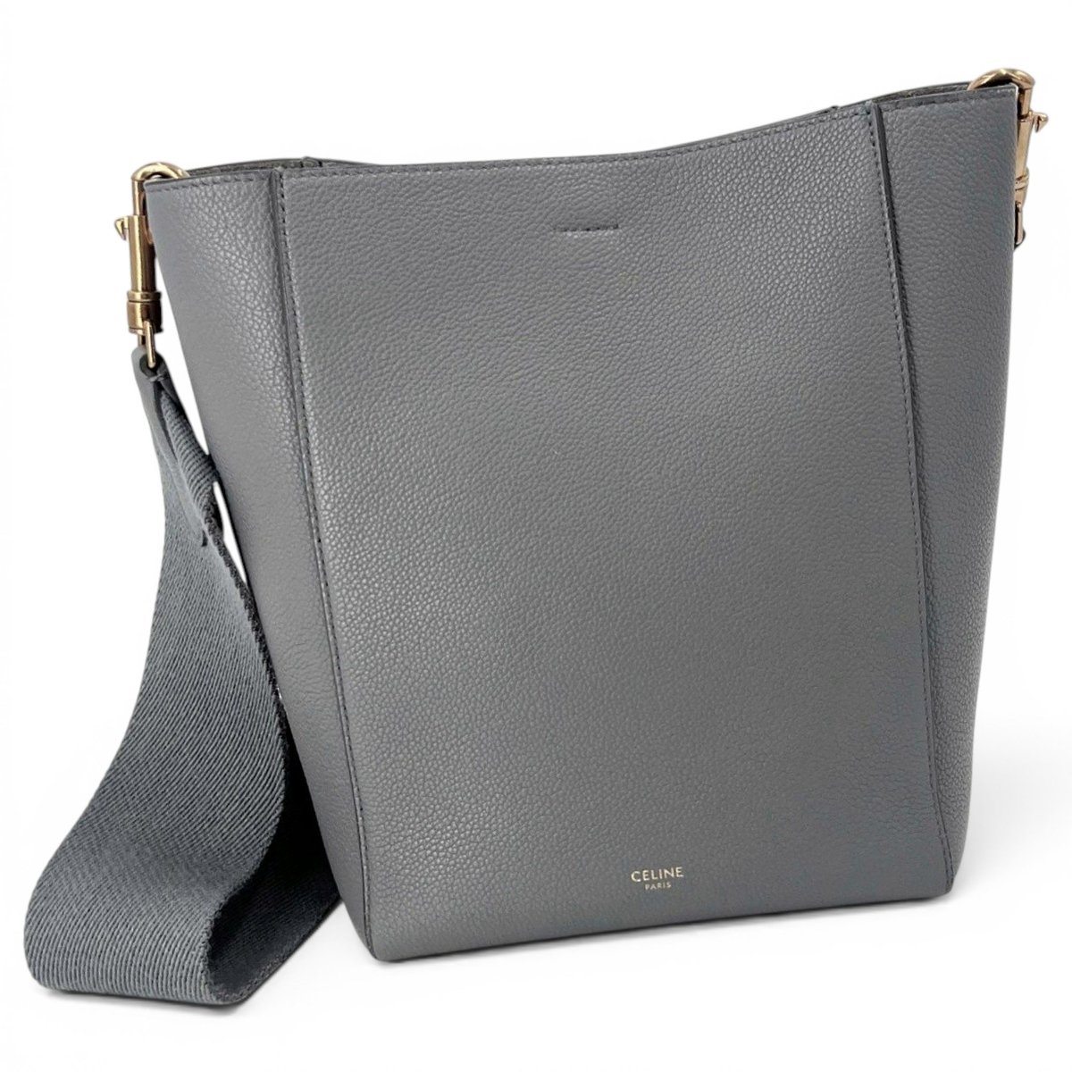 Seau Sangle leather handbag