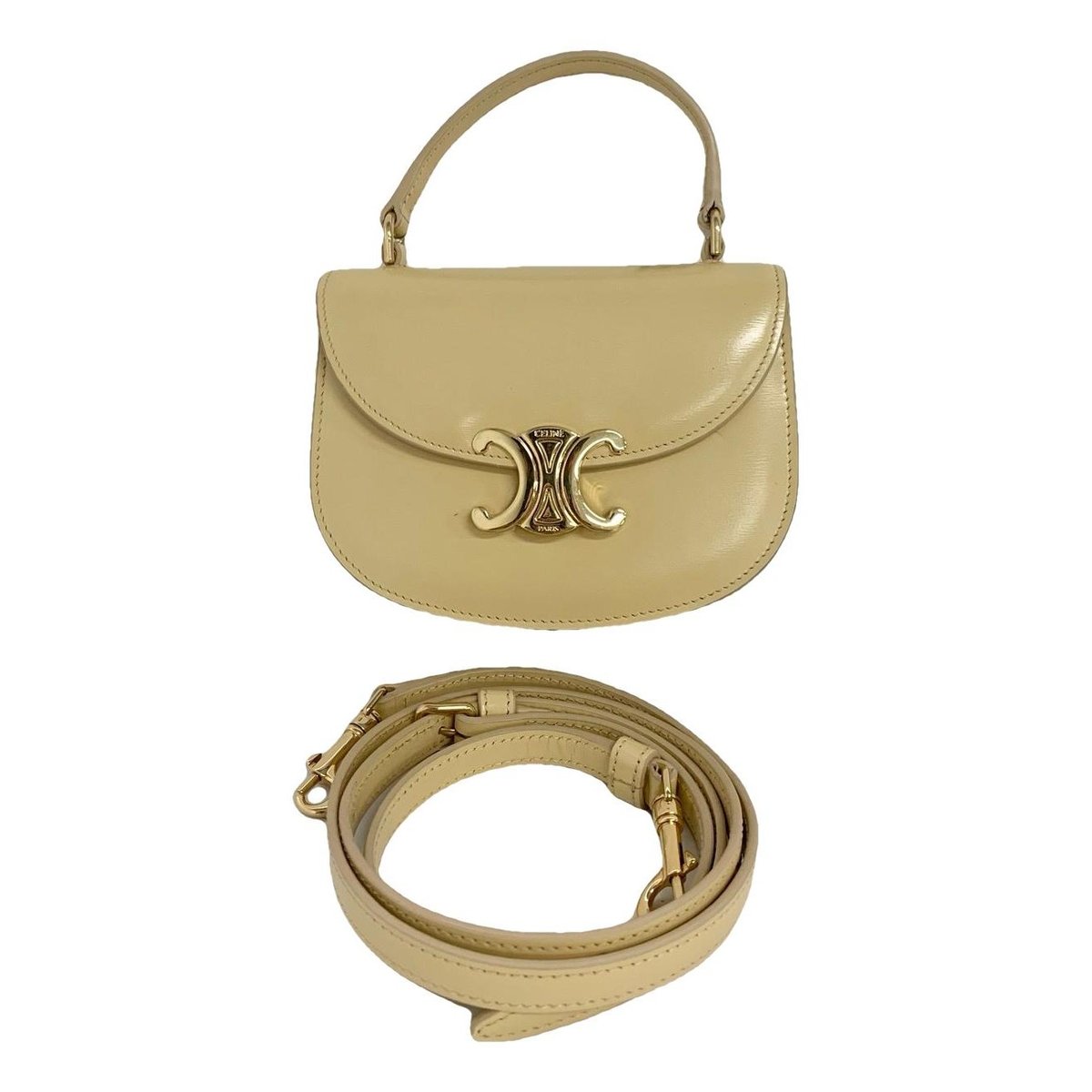Clea leather handbag