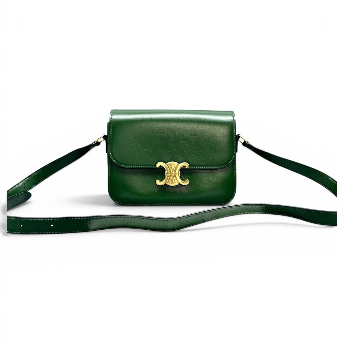 Triomphe leather handbag