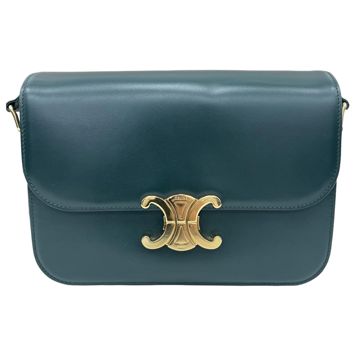 Triomphe leather handbag