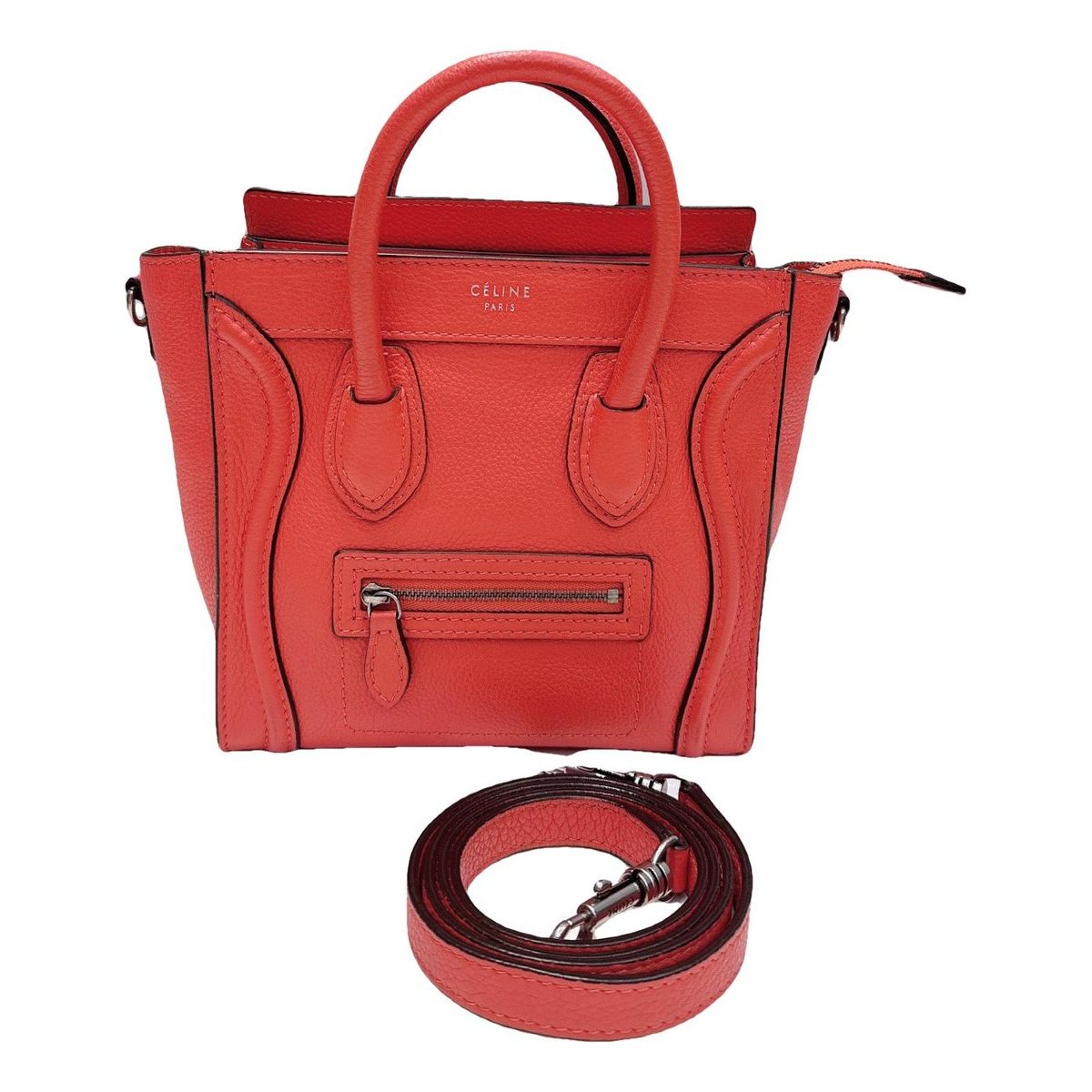 Nano Luggage leather handbag