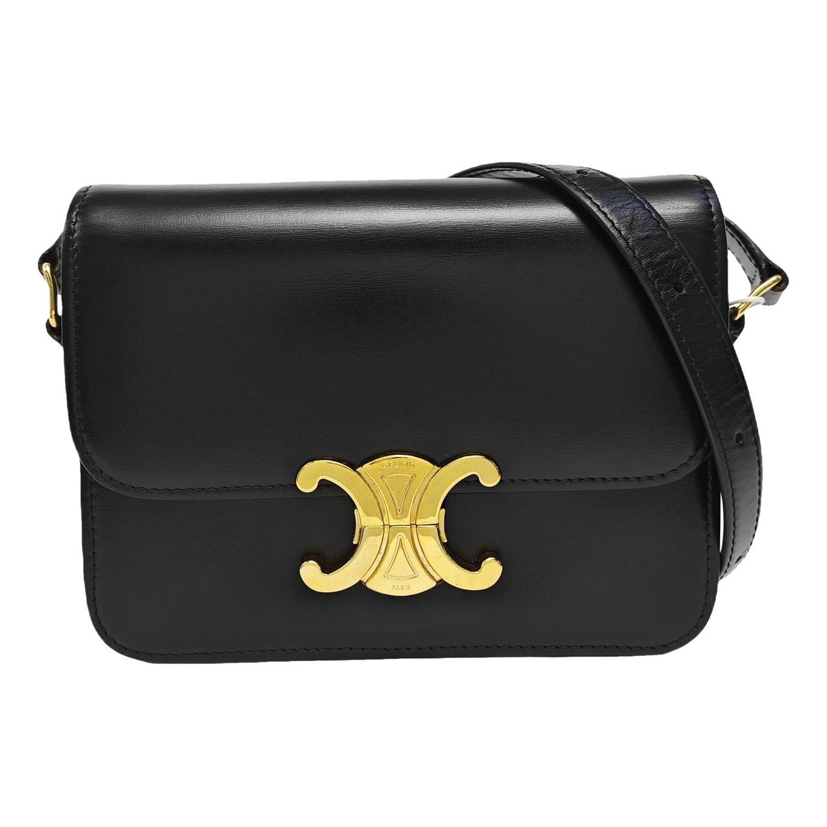 Triomphe leather handbag