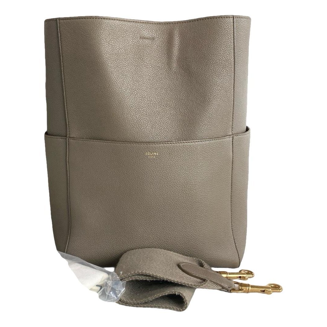 Seau Sangle leather handbag