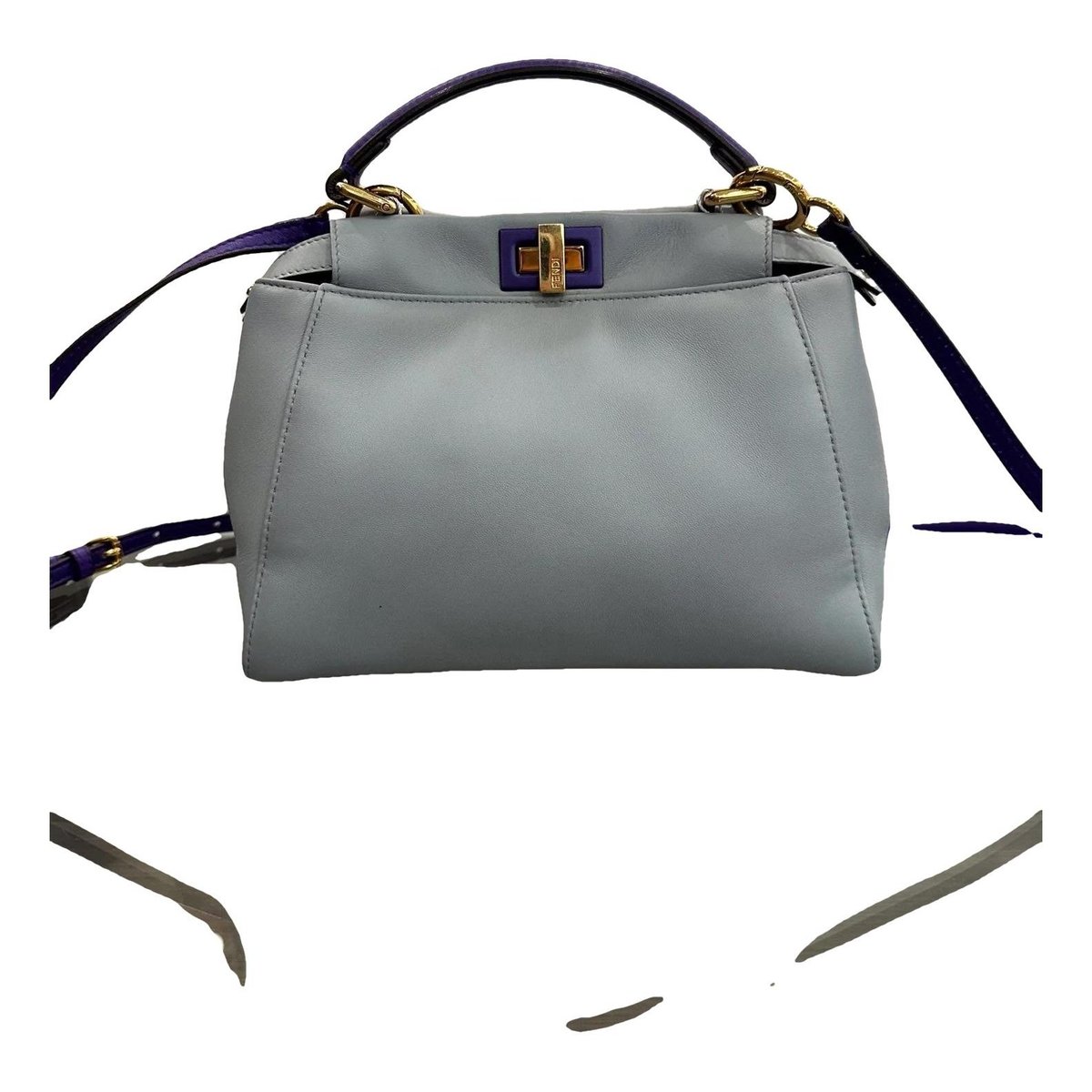 Peekaboo leather handbag