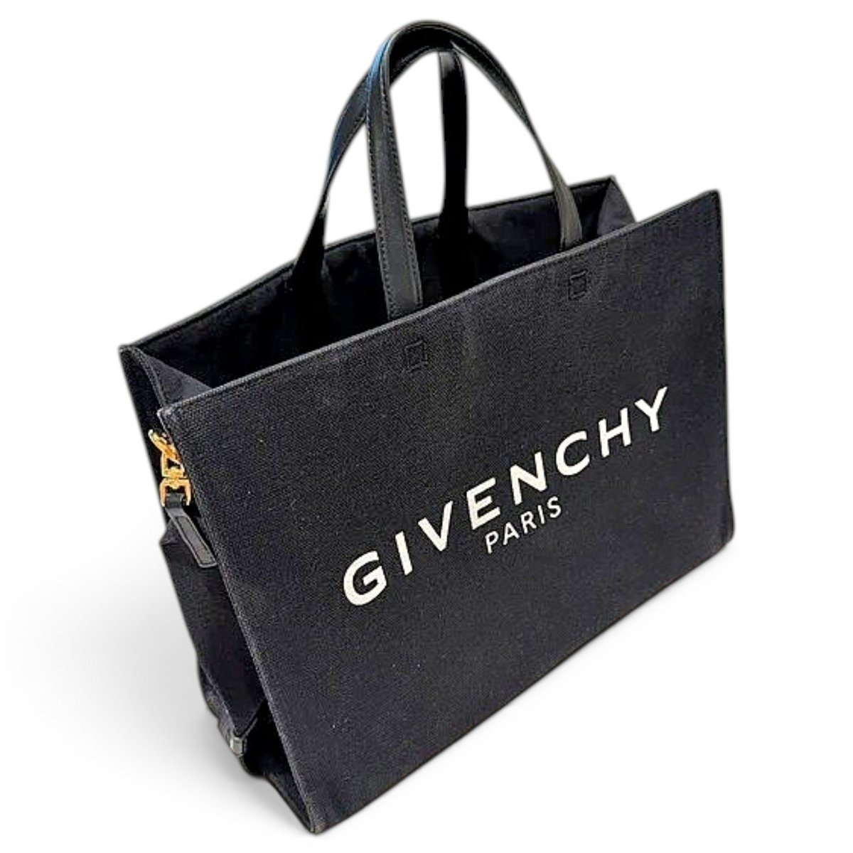 G Tote linen handbag