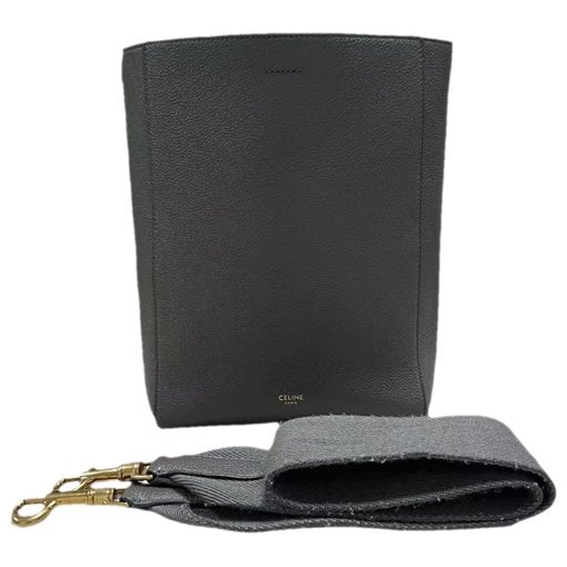 Seau Sangle leather handbag