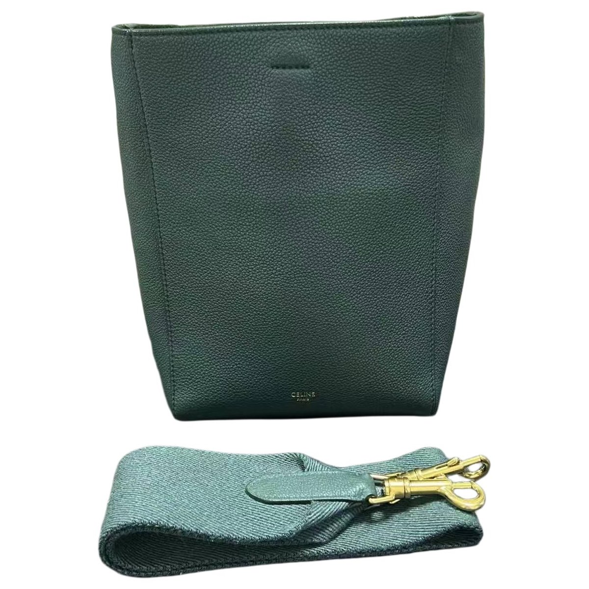Seau Sangle leather handbag