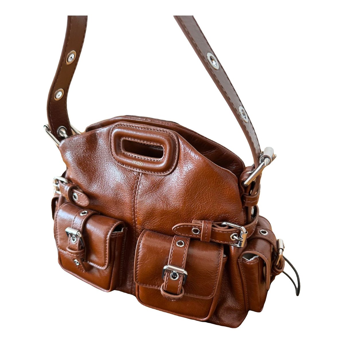 Leather crossbody bag