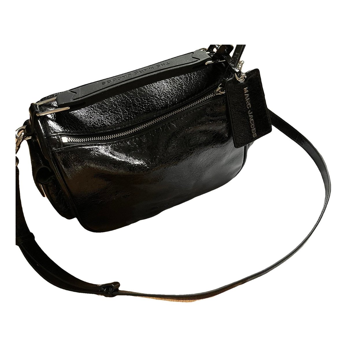 The Box Bag patent leather handbag