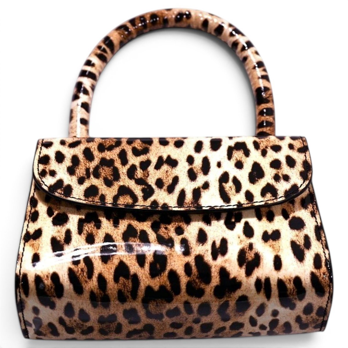 Mini patent leather mini bag