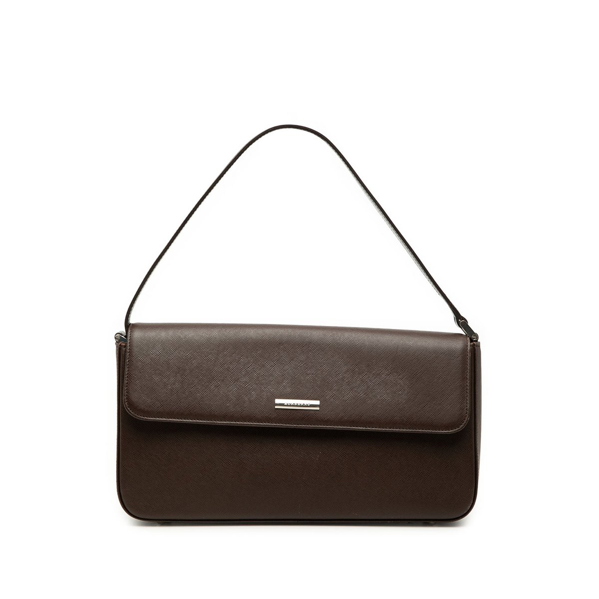 Pocket leather handbag