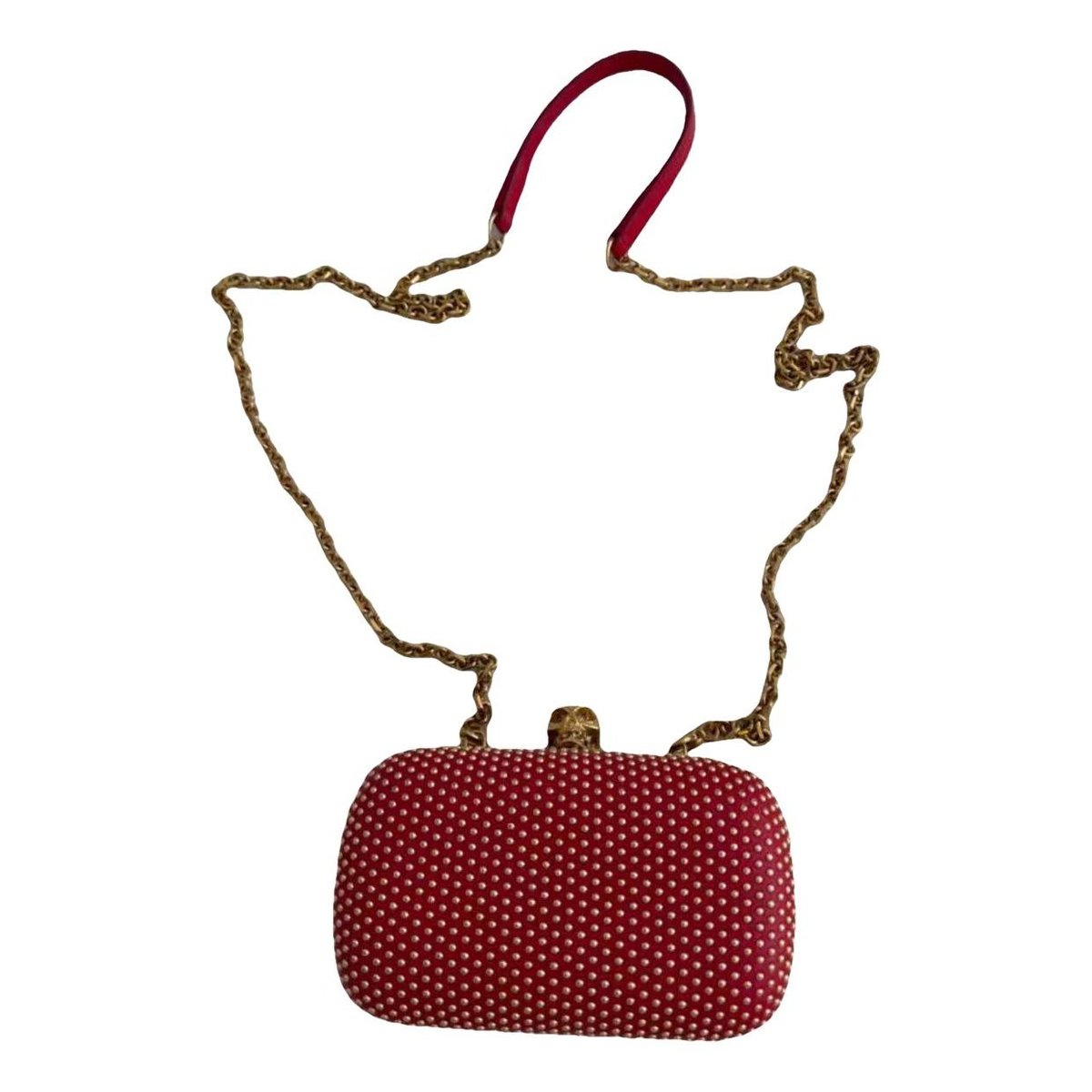 Skull clutch bag