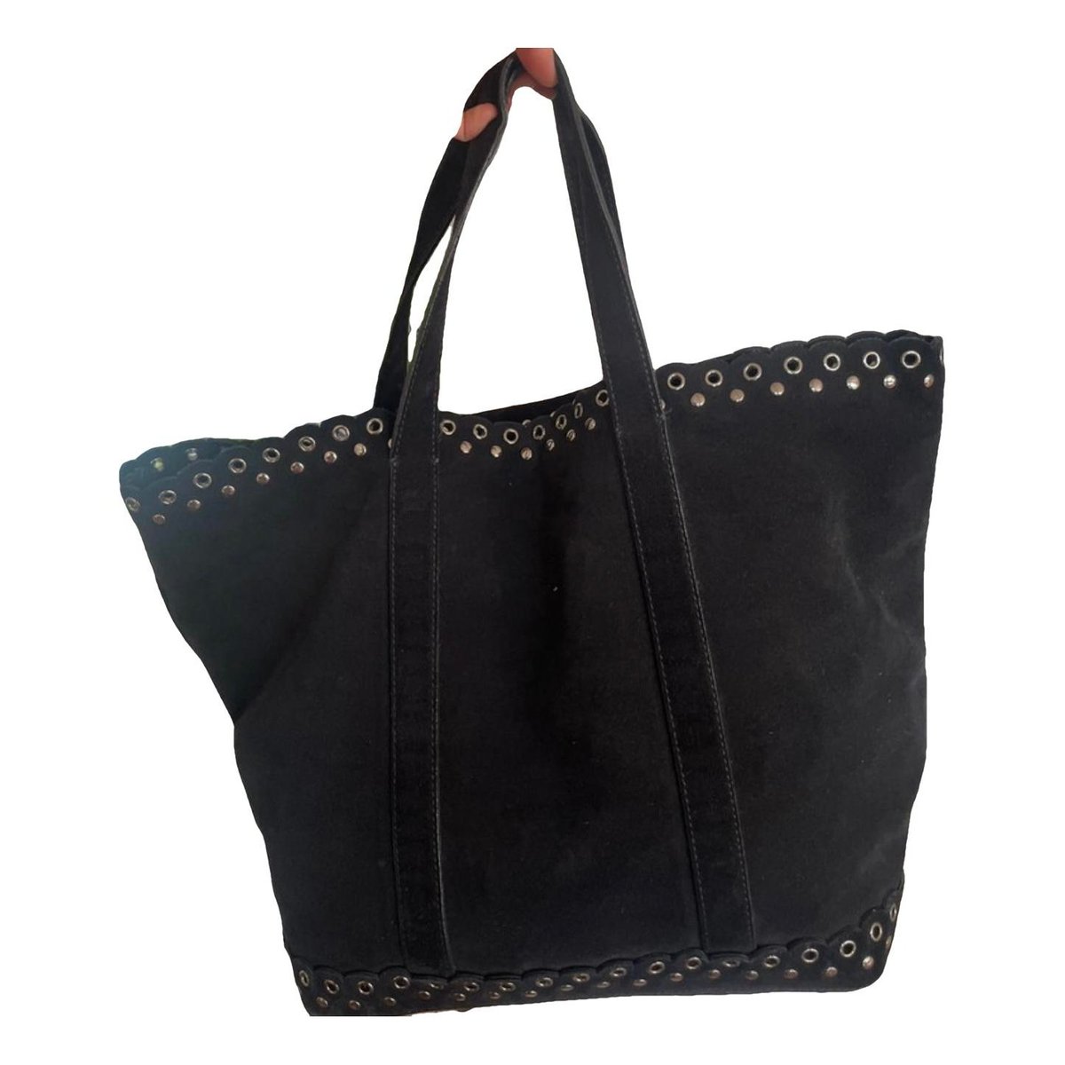 Cabas leather tote