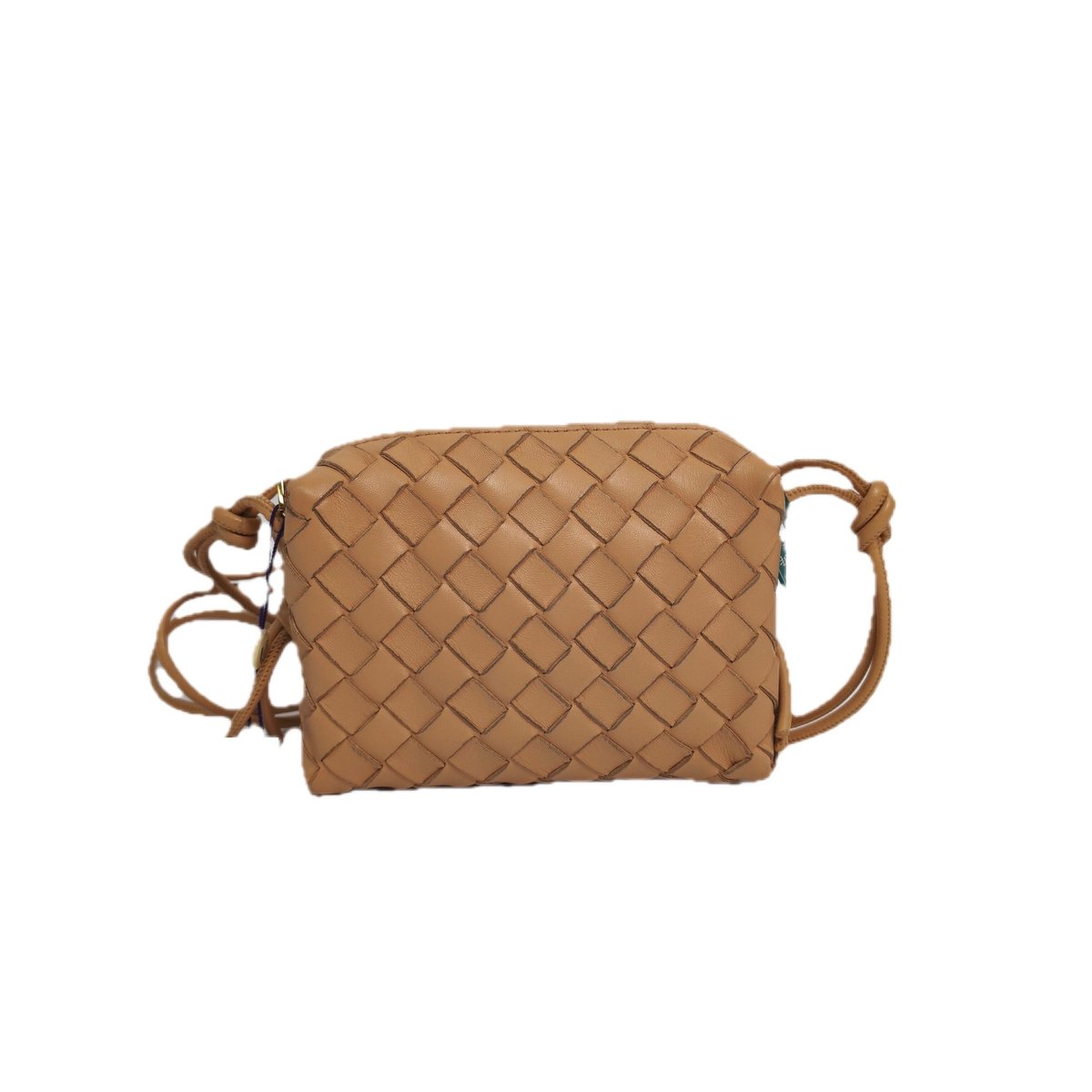 Loop leather handbag