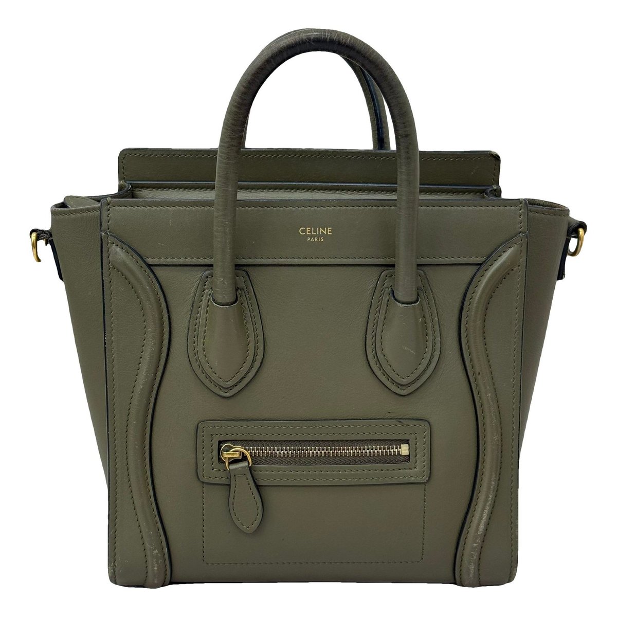 Nano Luggage leather handbag