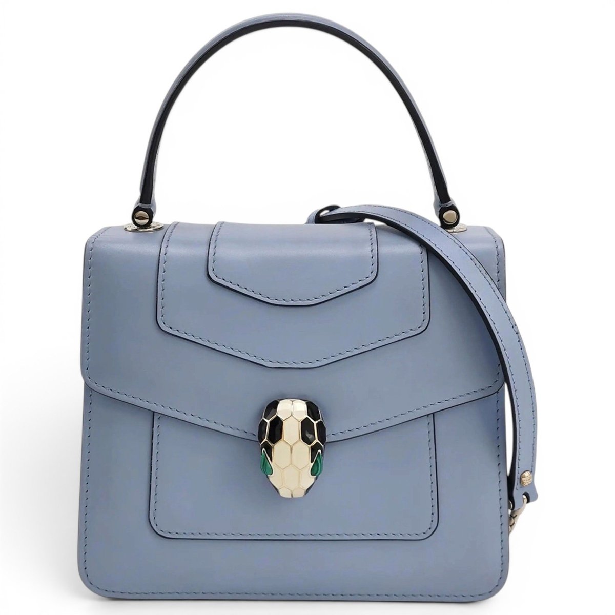 Serpenti leather crossbody bag