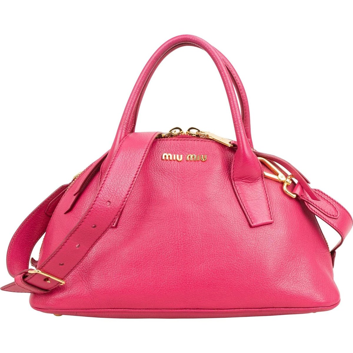 Madras leather handbag