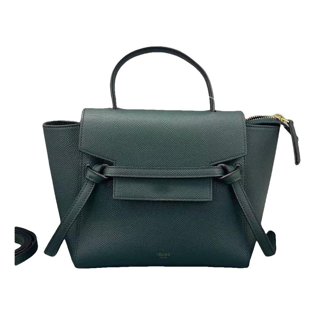 Belt leather handbag