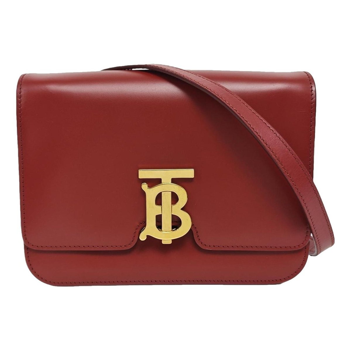 TB leather handbag
