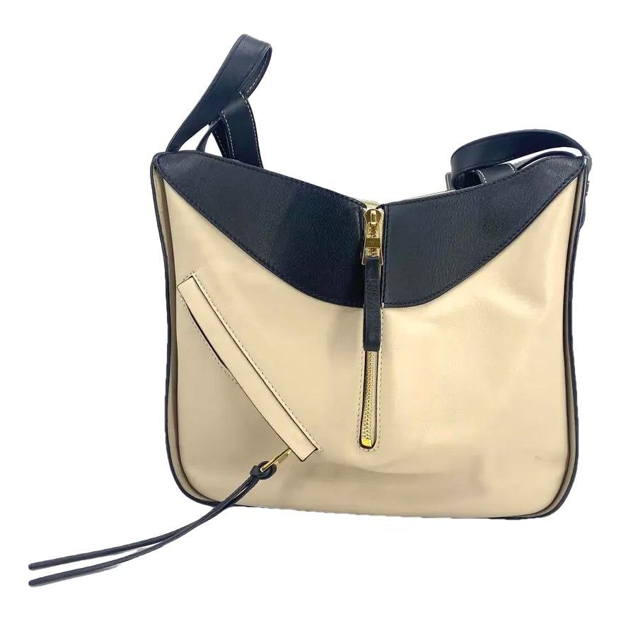 Hammock leather handbag