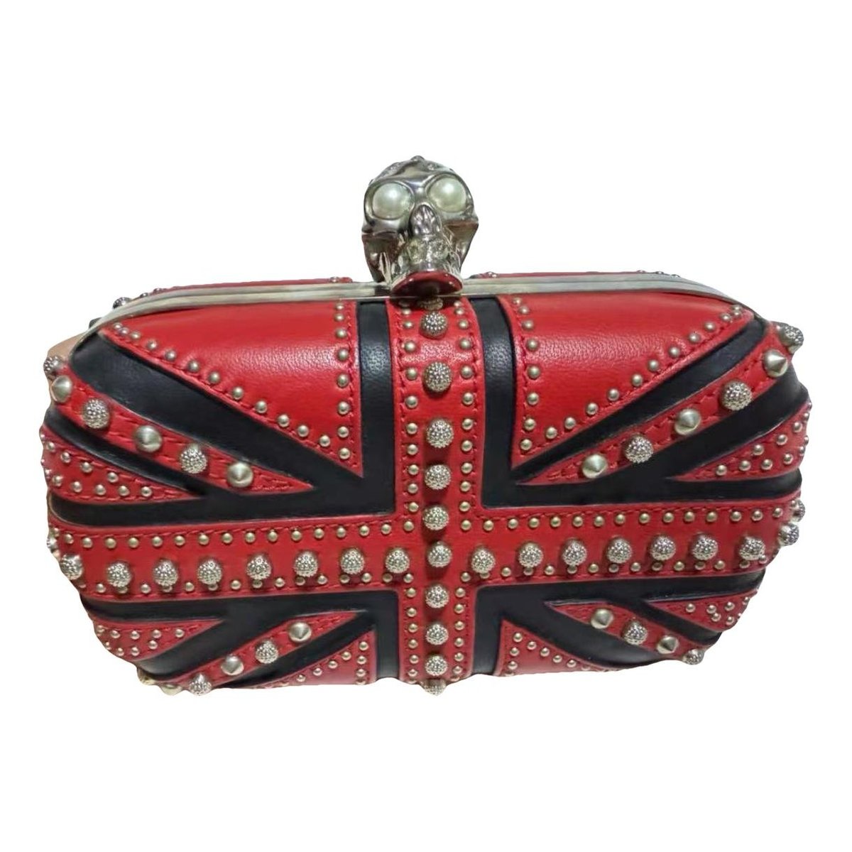 Skull clutch bag