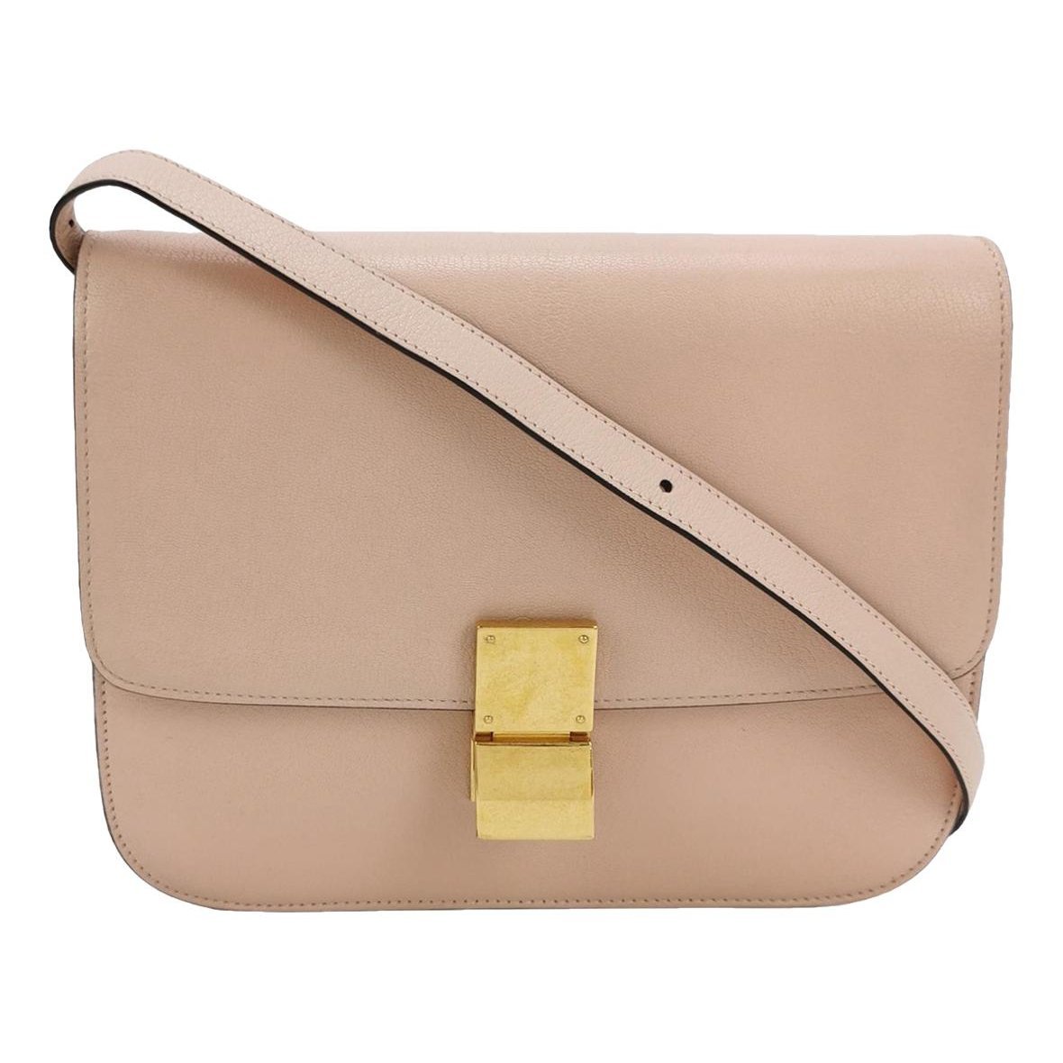 Classic leather crossbody bag