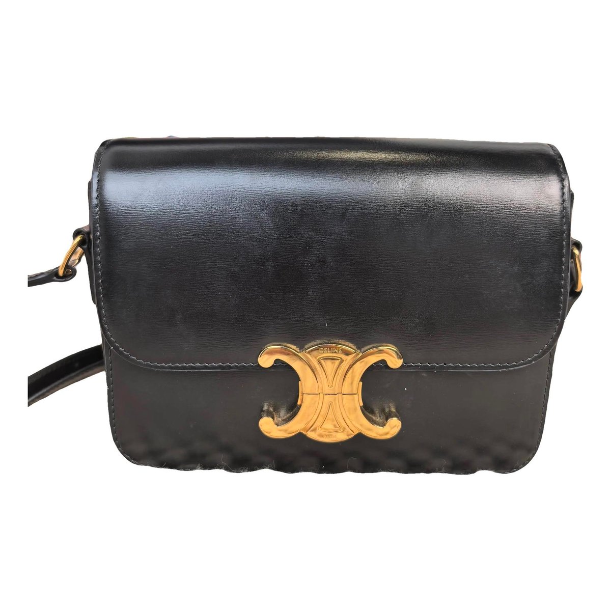 Triomphe leather handbag