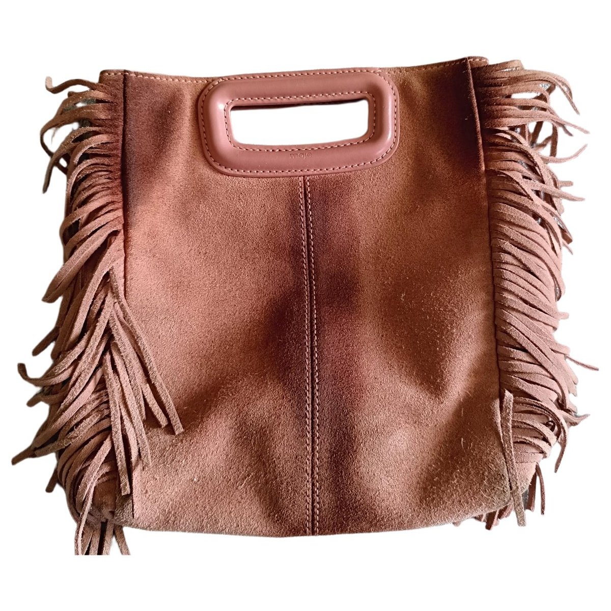 Sac M leather handbag