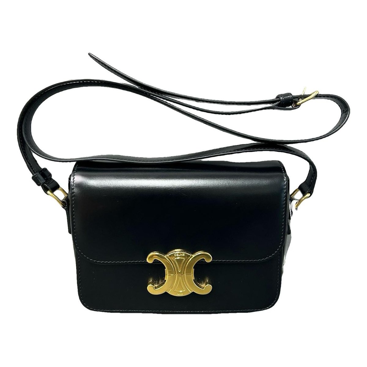 Triomphe leather handbag