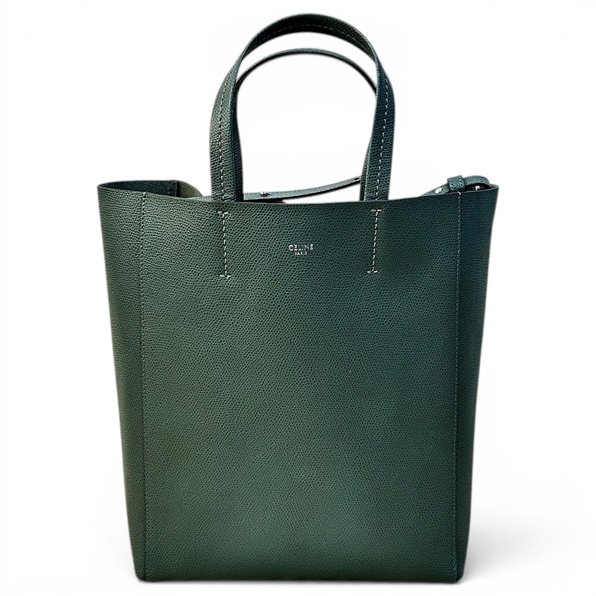 Cabas leather handbag