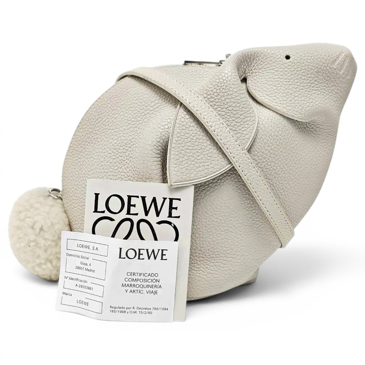 Animals leather crossbody bag