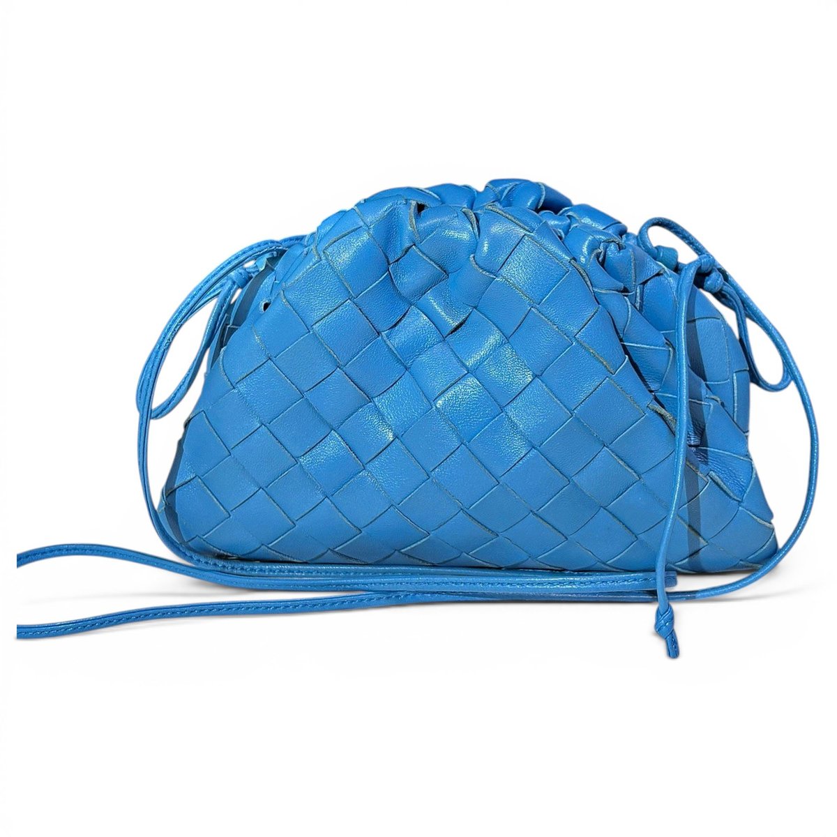 Pouch leather handbag